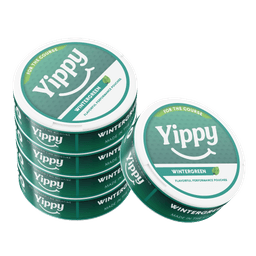 Yippy Pouches — Wintergreen 5 can stack