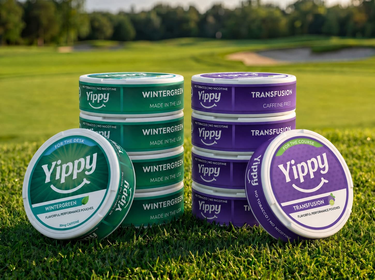 Yippy Desk and Course Value Pack with Wintergreen and Transfusion cans